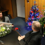 Iwona Murawska - Radio Kielce, ksiądz Stanisław Słowik - dyrektor Caritas Diecezji Kieleckiej / Marzena Mąkosa / Radio Kielce