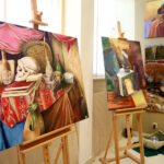 Mikołajkowa Giełda Prac w Zespole Państwowych Szkół Plastycznych / Marzena Mąkosa / Radio Kielce