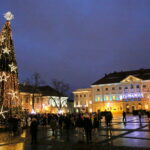 Choinka na Rynku kieleckim / Marzena Mąkosa / Radio Kielce