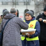 Wigilia dla potrzebujących zorganizowana przez stowarzyszenie Projekt Świętokrzyskie. Na zdjęciu: Danuta Papaj - wiceprezes zarządu stowarzyszenia Projekt Świętokrzyski / Marzena Mąkosa / Radio Kielce