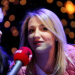 Telewizja TVP3 Kielce nagrywa pastorałkę. Urszula Degejda / Marzena Mąkosa / Radio Kielce