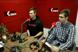 Bartłomiej Łatka i Bartek Kwitkowski / Marzena Mąkosa / Radio Kielce