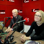 Bolesław Gradziński - prezes zarządu powiatowego OSP i komendant powiatowy PSP w Sandomierzu i Marta Żurawiecka - dyrektor ds. Wydawnictwa Diecezjalnego / Marzena Mąkosa / Radio Kielce