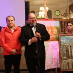 Aukcja na rzecz budowy "Ławeczki Andrzeja Koziei". Jacek Wiatrowski i Ryszard Mańko / Marzena Mąkosa / Radio Kielce