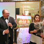 Aukcja na rzecz budowy "Ławeczki Andrzeja Koziei". Po lewej: Ryszard Mańko / Marzena Mąkosa / Radio Kielce