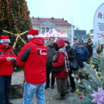 Akcja choinki dla słuchaczy na Rynku w Kielcach / Marzena Mąkosa / Radio Kielce