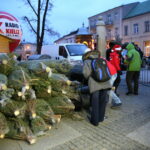 Akcja choinki dla słuchaczy na Rynku w Kielcach / Marzena Mąkosa / Radio Kielce