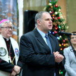 Wigilia w Centrum Przygotowań do Misji Zagranicznych w Kielcach. Na zdjęciu: Adam Cyrański poseł .Nowoczesnej / Marzena Mąkosa / Radio Kielce