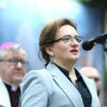 Wigilia w Centrum Przygotowań do Misji Zagranicznych w Kielcach. Agata Wojtyszek - wojewoda świętokrzyski  / Marzena Mąkosa / Radio Kielce