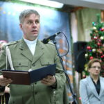 Wigilia w Centrum Przygotowań do Misji Zagranicznych w Kielcach. Ks. ppłk Grzegorz Kamiński / Marzena Mąkosa / Radio Kielce