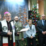 Wigilia w Centrum Przygotowań do Misji Zagranicznych w Kielcach. Na zdjęciu: biskup Andrzej Kaleta / Marzena Mąkosa / Radio Kielce