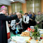 Wigilia w Centrum Przygotowań do Misji Zagranicznych w Kielcach. Biskup Andrzej Kaleta / Marzena Mąkosa / Radio Kielce