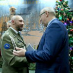 Wigilia w Centrum Przygotowań do Misji Zagranicznych w Kielcach. Na zdjęciu: płk Paweł Chabielski  / Marzena Mąkosa / Radio Kielce