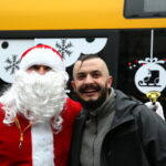 Świąteczny autobus w Kielcach / Marzena Mąkosa / Radio Kielce