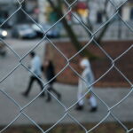 Siatka w Parku miejskim im. Stanisława Staszica / Marzena Mąkosa / Radio Kielce