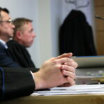 Sąd Okręgowy w Kielcach. Rozprawa odwoławcza od decyzji Krajowej Izby Odwoławczej w sprawie przetargu na obsługę komunikacji miejskiej w stolicy regionu świętokrzyskiego. / Marzena Mąkosa / Radio Kielce