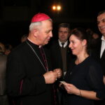 Spotkanie opłatkowe Prawa i Sprawiedliwości w Kielcach. Na zdjęciu: biskup Jan Piotrowski / Marzena Mąkosa / Radio Kielce