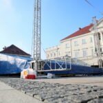 Przygotowania do Sylwestra na kieleckim Rynku / Marzena Mąkosa / Radio Kielce