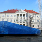 Przygotowania do Sylwestra na kieleckim Rynku / Marzena Mąkosa / Radio Kielce