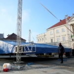 Przygotowania do Sylwestra na kieleckim Rynku / Marzena Mąkosa / Radio Kielce