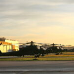 Śmigłowce Black Hawk odlatują z Masłowa / Marzena Mąkosa / Radio Kielce