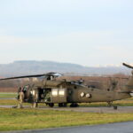 Śmigłowce Black Hawk odlatują z Masłowa / Marzena Mąkosa / Radio Kielce