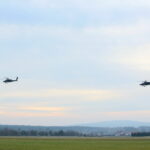 Śmigłowce Black Hawk odlatują z Masłowa / Marzena Mąkosa / Radio Kielce