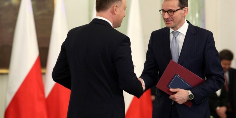 Prezydent RP Andrzej Duda mianował rząd Mateusza Morawieckiego / twitter