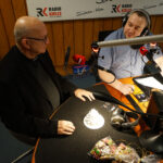 Ojciec Zygfryd Wiecha - superior klasztoru na Świętym Krzyżu, Daniel Lenart - Radio Kielce / Robert Felczak / Radio Kielce