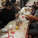 Przedświąteczne warsztaty w Pałacu Wielopolskich w Częstocicach / Emilia Sitarska / Radio Kielce