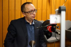 Studio Polityczne Radia Kielce. Artur Gierada - poseł Platformy Obywatelskiej / Robert Felczak / Radio Kielce