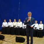 Mirzec. Akademia w Szkole Podstawowej. Na zdjęciu: wójt gminy Mirzec - Mirosław Seweryn / Tomasz Piwko / Radio Kielce