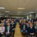 Spotkanie poseł PiS Anny Krupki z mieszkańcami powiatu jędrzejowskiego ws. ratowania oddziału pediatrycznego szpitala w Jędrzejowie / Ewa Pociejowska-Gawęda / Radio Kielce