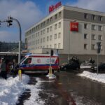 Kielce. Wypadek na skrzyżowaniu Warszawska / IX wieków / Wiktor Dziarmaga / Radio Kielce