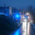 Miedziana Góra. Pożar drewnianego domu / Marcin Różyc / Radio Kielce