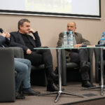 Tomasz Natkaniec i Wojciech Lubawski - autorzy książki „Małgorzata idzie na wojnę”, profesor Adam Massalski, Dorota Koczwańska-Kalita - naczelnik kieleckiej delegatury IPN / Robert Felczak / Radio Kielce