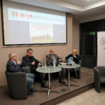 Wojciech Lubawski i Tomasz Natkaniec - autorzy książki „Małgorzata idzie na wojnę”, profesor Adam Massalski, Dorota Koczwańska-Kalita - naczelnik kieleckiej delegatury IPN / Robert Felczak / Radio Kielce