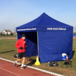 Testy wydolnościowe piłkarzy Korony Kielce na stadionie lekkoatletycznym / Rafał Szymczyk / Radio Kielce