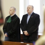 23.01.2017 Kielce. Sąd Okręgowy. Wyrok w sprawie Wojciecha Saletry, dziekana Wydziału Zarządzania i Administracji Uniwersytetu Jana Kochanowskiego o nieprawdziwe oświadczenie lustracyjne. / Jarosław Kubalski / Radio Kielce