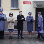 18.01.2017 Nowiny. Szef MSWiA Mariusz Błaszczak otworzył posterunek Policji. / Jarosław Kubalski / Radio Kielce