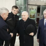 29.01.2017 Kielce. Prezes Prawa i Sprawiedliwości Jarosław Kaczyński podczas wizyty w Kieleckim Centrum Kultury. / Jarosław Kubalski / Radio Kielce