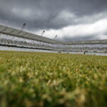 16.03.2017 Kielce. Nowa murawa na Kolporter Arenie. / Jarosław Kubalski / Radio Kielce