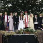 02.09.2017 Kielce. "Wesele" Stanisława Wyspiańskiego w ogrodach Radia Kielce. W spektaklu zagrali dziennikarze Radia Kielce i TVP 3 Kielce. / Jarosław Kubalski   / Radio Kielce