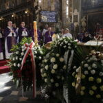 16.10.2017 Sandomierz. Uroczystości pogrzebowe biskupa-seniora Wacława Świerzawskiego w bazylice katedralnej / Jarosław Kubalski / Radio Kielce