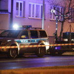 02.01.2018 Końskie. W jednym z bloków przy ulicy Zamkowej znaleziono materiały pirotechniczne.  Mieszkańców ewakuowano / Jarosław Kubalski / Radio Kielce