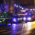 02.01.2018 Końskie. W jednym z bloków przy ulicy Zamkowej znaleziono materiały pirotechniczne.  Mieszkańców ewakuowano / Jarosław Kubalski / Radio Kielce