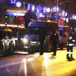 02.01.2018 Końskie. W jednym z bloków przy ulicy Zamkowej znaleziono materiały pirotechniczne.  Mieszkańców ewakuowano / Jarosław Kubalski / Radio Kielce