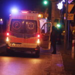 02.01.2018 Końskie. W jednym z bloków przy ulicy Zamkowej znaleziono materiały pirotechniczne.  Mieszkańców ewakuowano / Jarosław Kubalski / Radio Kielce