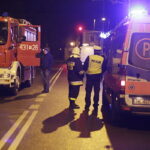 02.01.2018 Końskie. W jednym z bloków przy ulicy Zamkowej znaleziono materiały pirotechniczne.  Mieszkańców ewakuowano / Jarosław Kubalski / Radio Kielce