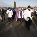 02.01.2018 Łagów. Pogrzeb księdza kanonika Jerzego Beksińskiego / Jarosław Kubalski / Radio Kielce